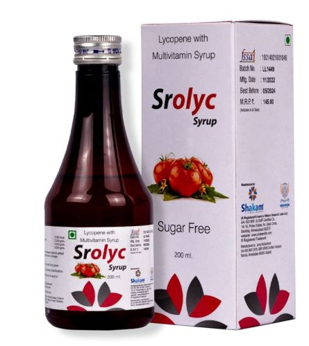SROLYC (SUGAR FREE) SYRUP, Packaging Type : Bottle