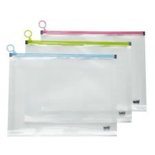 Transparent Plain PVC Packaging Bag, Closure Type : Zipper