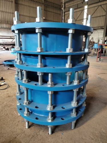 Polished Carbon Steel Dismantling Joint, Color : Black, Blue