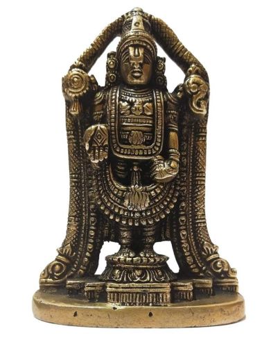 12 Cm Idol Of Lord Balaji Incarnation Of Lord Vishnu