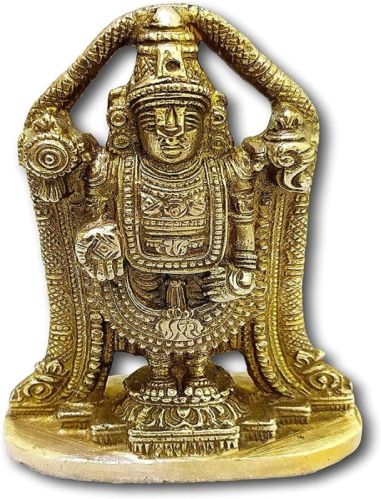 830 G Balaji Brass Idol, For Worship, Temple, Office, Home, Gifting, Garden, Packaging Type : Carton Box