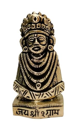 250 G Khatu Shyam Brass Statue, For Worship, Temple, Office, Home, Gifting, Garden, Packaging Type : Carton Box
