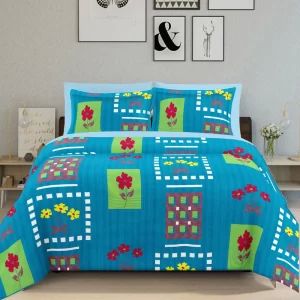 Multicolor Heavenly Cotton Bedsheet, For Picnic, Lodge, Hotel, Home, Size : 90*x102*Inch