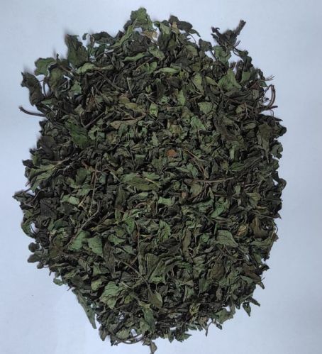 Green Organic Dried Peppermint Leaves, For Cooking, Packaging Size : 25 Kg