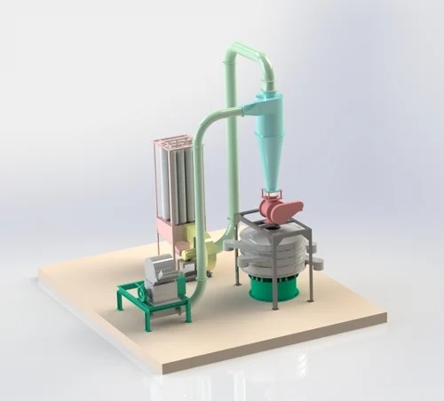 DC Motor 415 V Semi-Automatic Mild Steel Salt Crushing Machine, For Industrial, Capacity : 80 Kg/hour