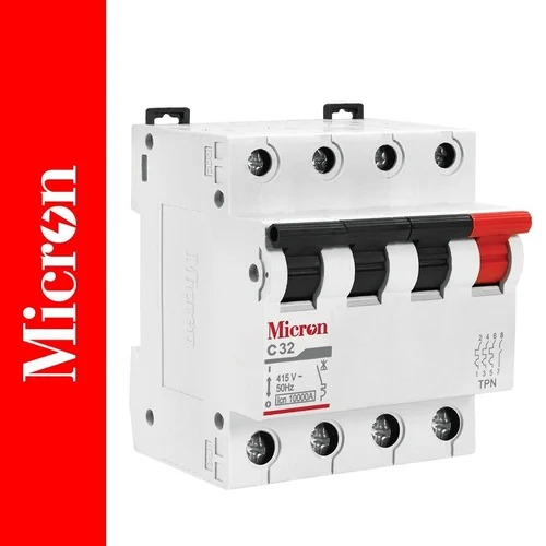 Micron Triple Pole Neutral MCB, Rated Voltage : 415V AC