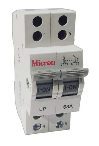 Single Phase Mini Changeover Switch Double Pole