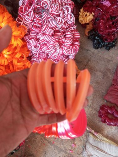 V Shape Acrylic Plastic Bangles Pair