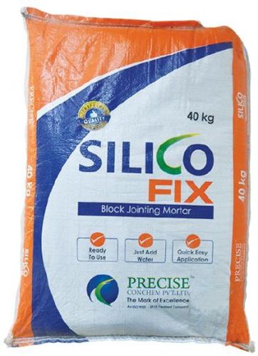 Silico Fix Block Jointing Mortar, Packaging Type : Plastic Bag