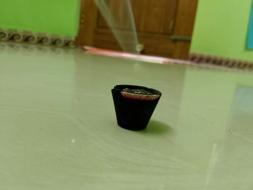 Black Round Cup Sambrani, For Aromatic, Religious, Feature : Natural Fragrance