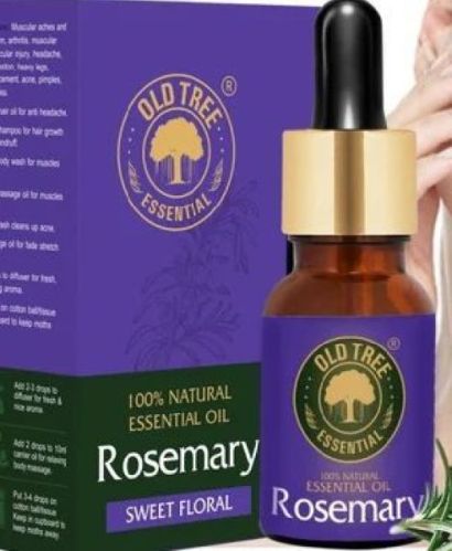 Old Tree Rosemary Essential Oil, Form : Liquid