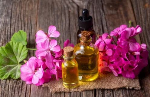 Liquid Flowers Egyptian Geranium Essential Oil, For Cosmetic Products, Packaging Type : Bottle