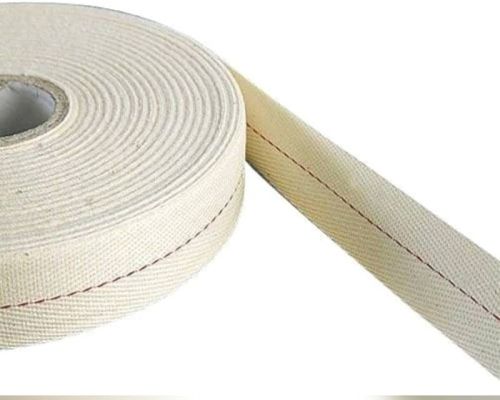 White Plain Cotton Tape, For Bags, Garments, Technics : Machine Made