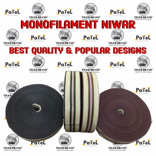 Tiger Plastic Plain Monofilament Niwar For Folding Beds