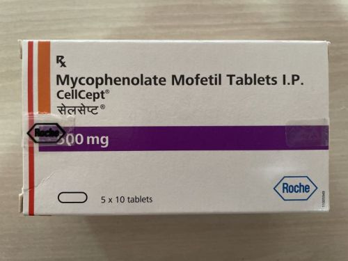 Roche Cellcept 500 Mg Tablets, Packaging Size : 10x1