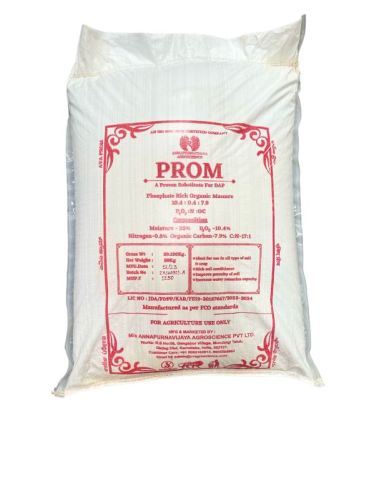 Phosphate Rich Organic Manure (prom), For Soil Application, Packaging Type : 50kgs, 40kgs