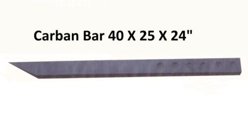 Carbon Steel 40x25x24inch Plough Bar Point, For Agricultural Machinery, Color : Black