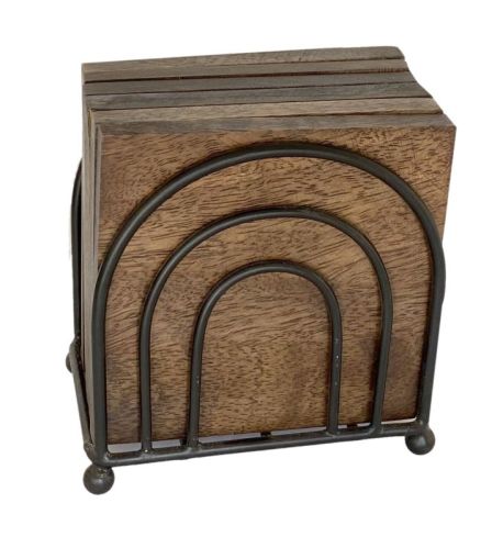 Square Wooden Tea Coaster, For Tableware