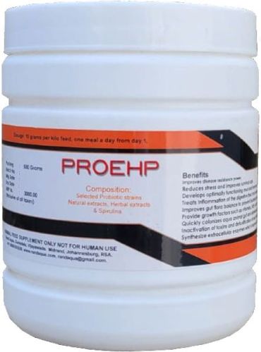 White RandAqua 500 Grams Proehp Aqua Feed Supplement, For Aquaculture, Shelf Life : 2 Years