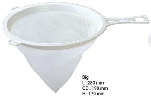 Big Water and Milk Strainer, Handle Material : Plastic