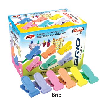 Brio Plastic Cloth Clips, Feature : Durable, Fine Finish, High Strength, Optimum Quality