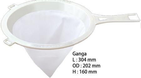 Ganga Water and Milk Strainer, Handle Material : Plastic