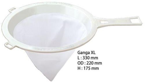 Ganga XL Water and Milk Strainer, Handle Material : Plastic