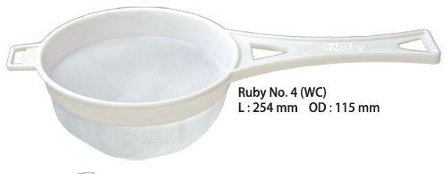 No. 4 WC Nylon White Cloth Ruby Tea Strainer