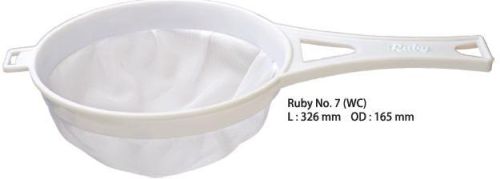 No. 7 WC Nylon White Cloth Ruby Tea Strainer