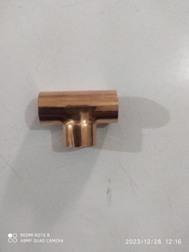 Copper Tee, For Pipe Fitting, Certification : ISI Certified