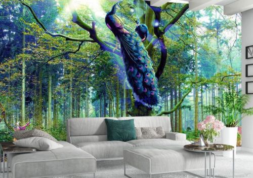 Printed Living Room Customized Wallpaper