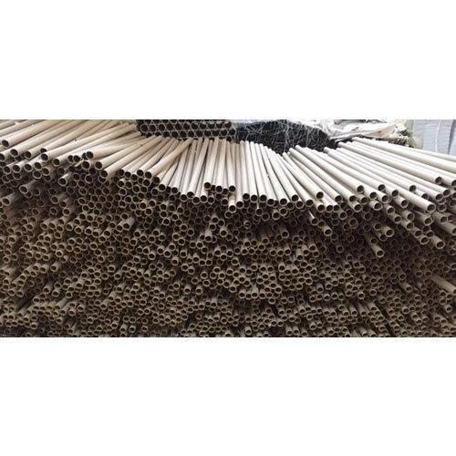 Brown Textile Paper Tube, Shape : Round