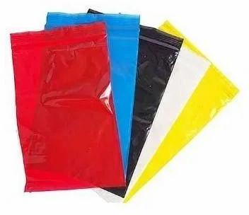 Rectangular Multicolor Plastic Pouch