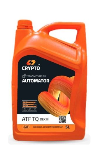 Crypto Automator Transmission Oil, For Vehicles, Packaging Type : Plastic Can