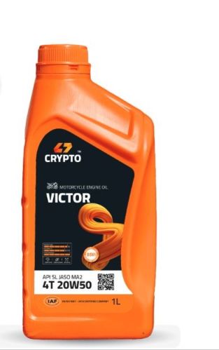 Liquid Victor Heavy Duty Motorcycle Engine Oil, For Vehicle, Packaging Type : Plastic Can