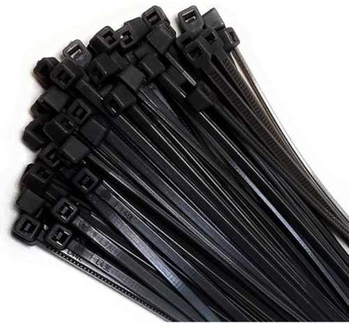 Nylon 300mmx3.6mm Cable Tie, Color : White Black