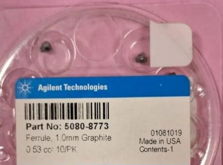 PVC Agilent GC Ferrules