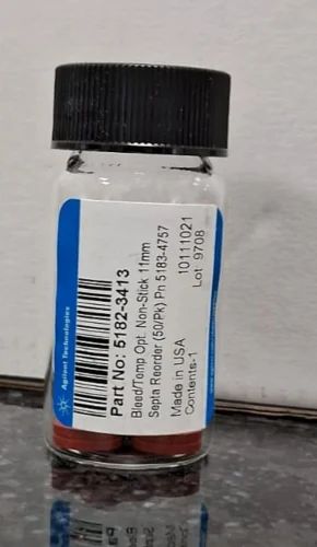 Red Silicone Rubber Agilent GC Septa, Size : 11mm