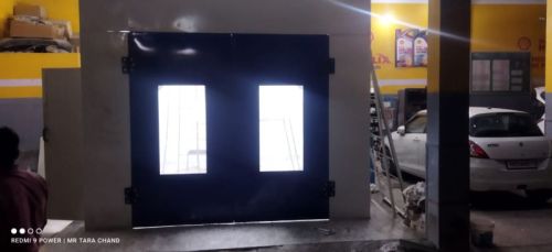 Chrome Iron Paint Booth, Position : Commercial