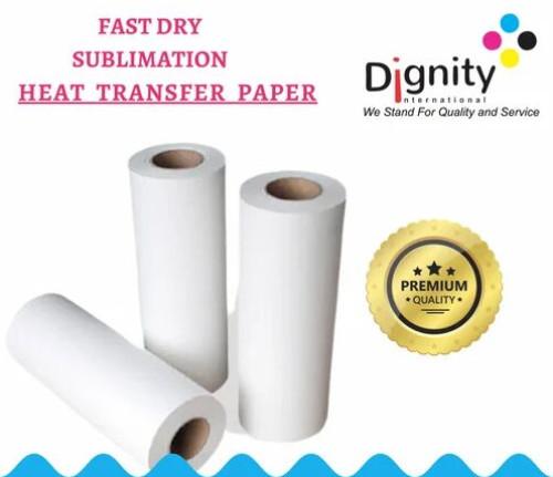 Fast Dry Sublimation Paper Roll, Color : White