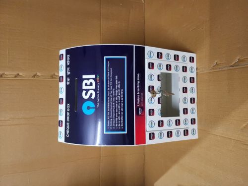 SBI'S Metal Small Cheque Dropbox With Yono Branding