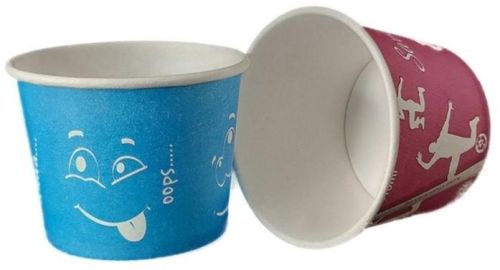 Multicolour Round 110ml Disposable Paper Tea Cup, For Coffee, Hot Drink, Style : Single Wall