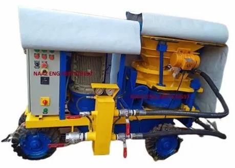 220V Automatic 7.5 HP Wet Shotcrete Machine, For Construction, Power Source : Electric
