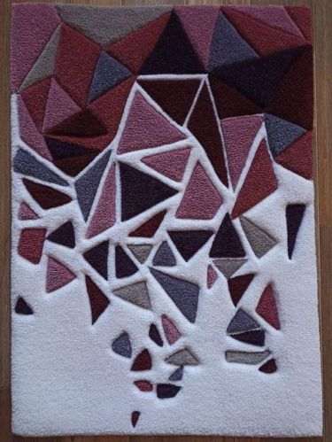 Design Cotton Hand Tufted Wool Carpets, For Office, Hotel, Home, Size : 2x3feet, 3x4feet, 4x5feet