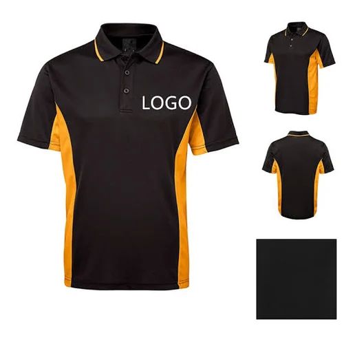 Half Sleeves Mens Customized Polo T Shirt, For Casual, Size : Large