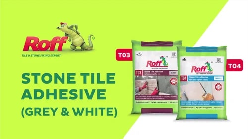 White Roff Stone Tile Adhesive