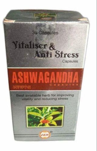 Aswagandha Vitaliser Anti Stress Capsule, For Weakness, Nervous System Strongness, Shelf Life : 24 Months