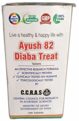 Ayush 82 Diaba Treat Sugar Tablet, For Diabetic Patients, Packaging Type : Box