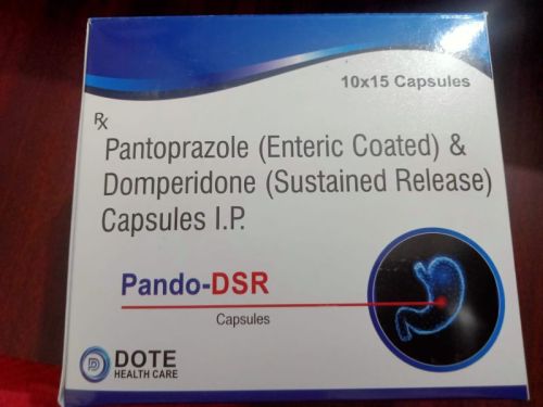 Pando-dsr Capsules, Composition : Pantoprazole 40mg