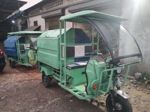 Electric Metal Garbage Collection E Rickshaw